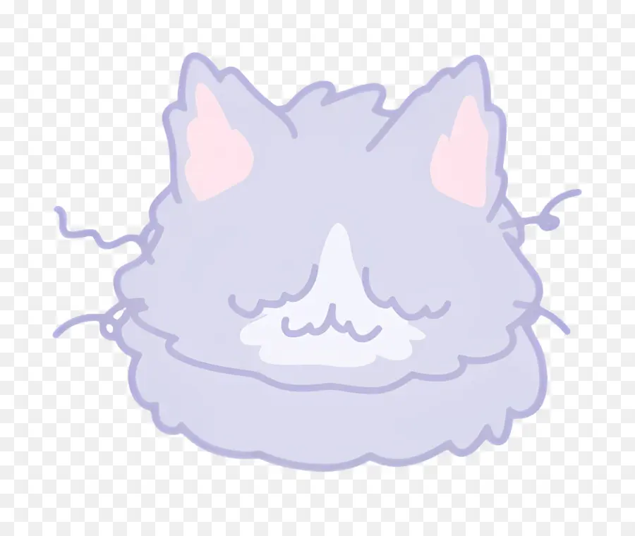 Bosanimal，Chat Moelleux Violet PNG