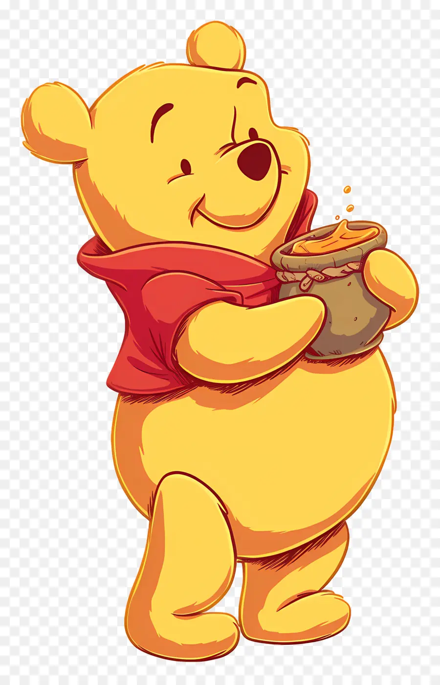 Winnie L'ourson，Ours Jaune Au Miel PNG