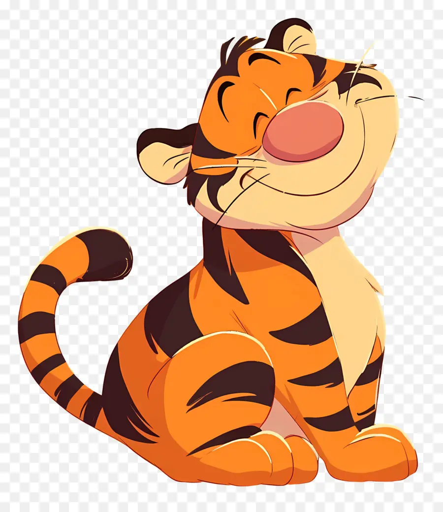 Tigrou，Tigre Orange PNG