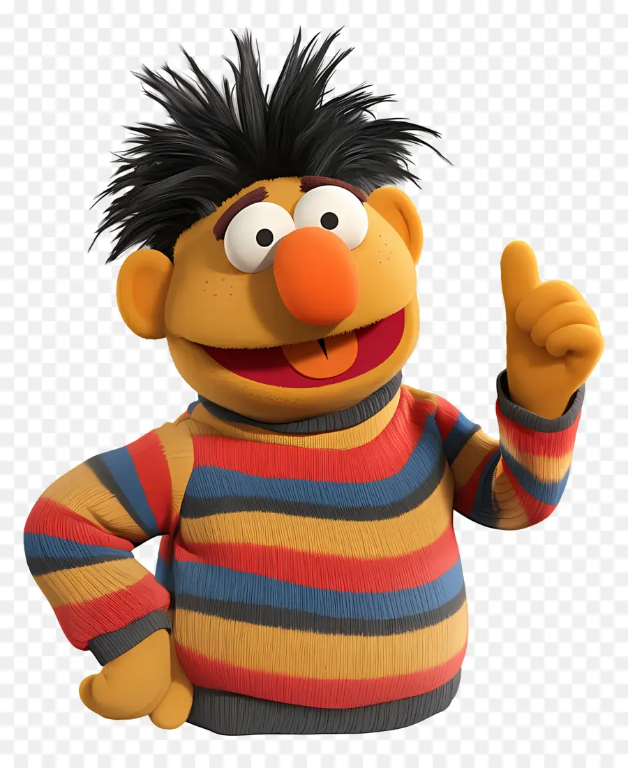 Ernie，Personnage De Dessin Animé PNG