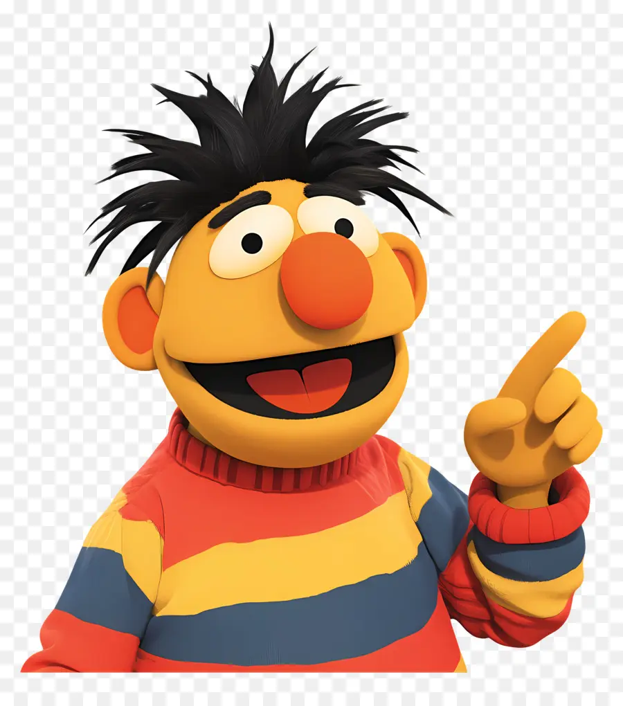 Ernie，Personnage De Dessin Animé PNG