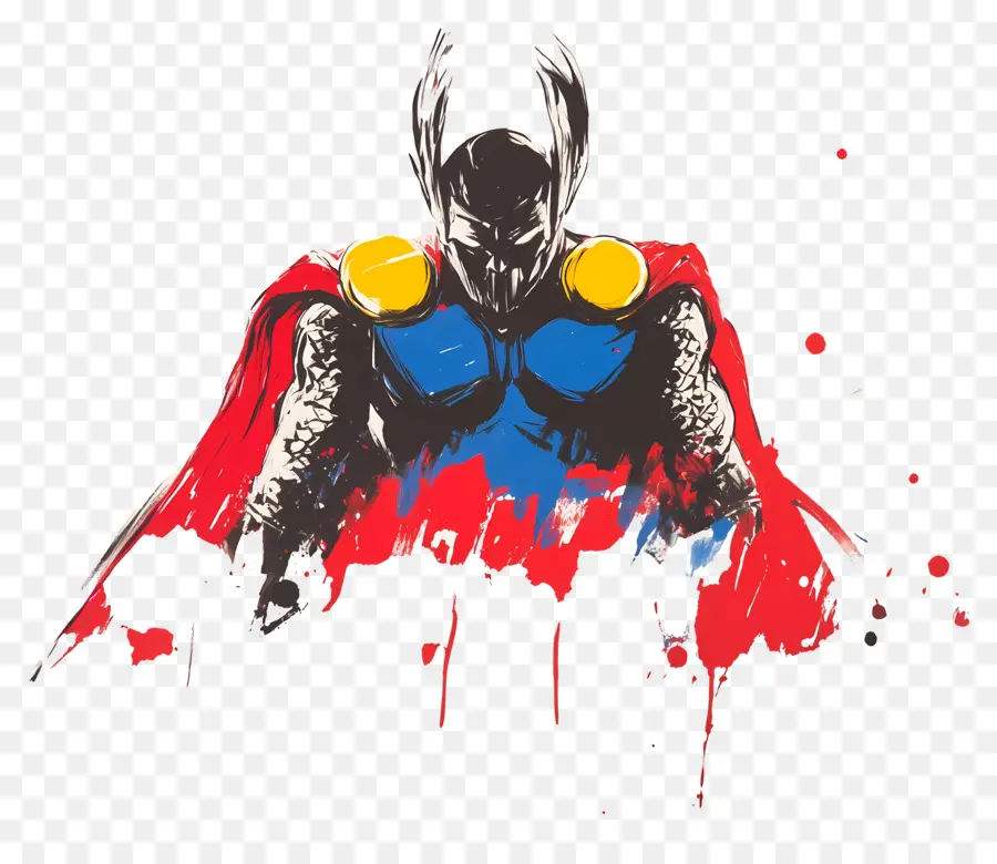 Thor，Croquis De Super Héros PNG