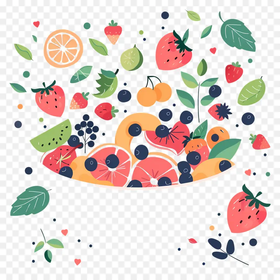 Salade De Fruits，Fruits PNG