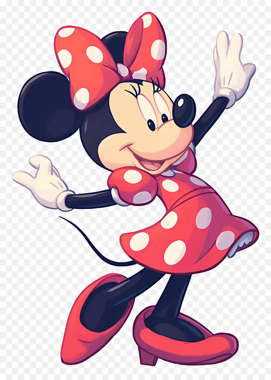 Minnie Souris，Souris De Dessin Animé PNG