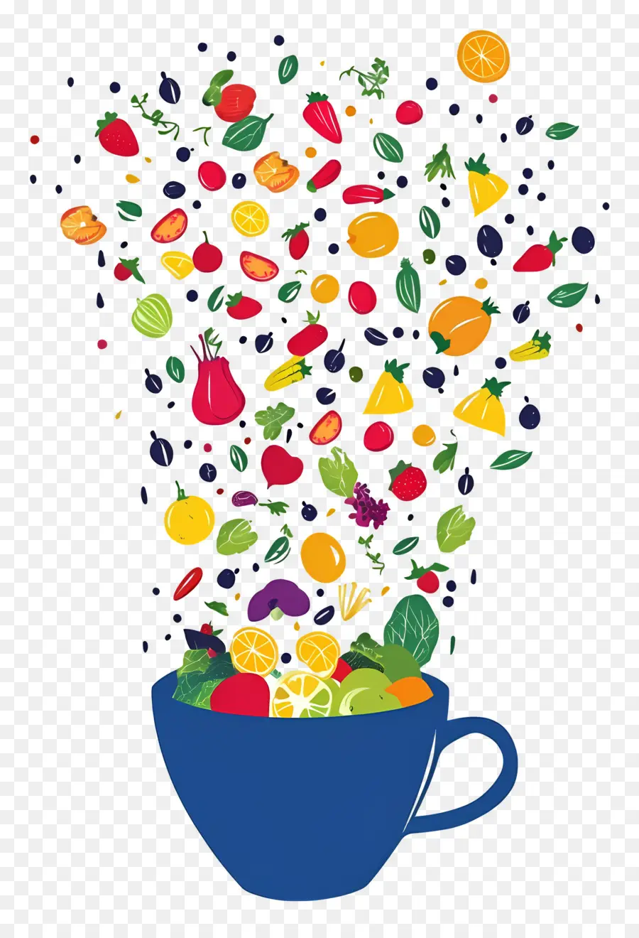 Salade De Fruits，Explosion De Fruits PNG