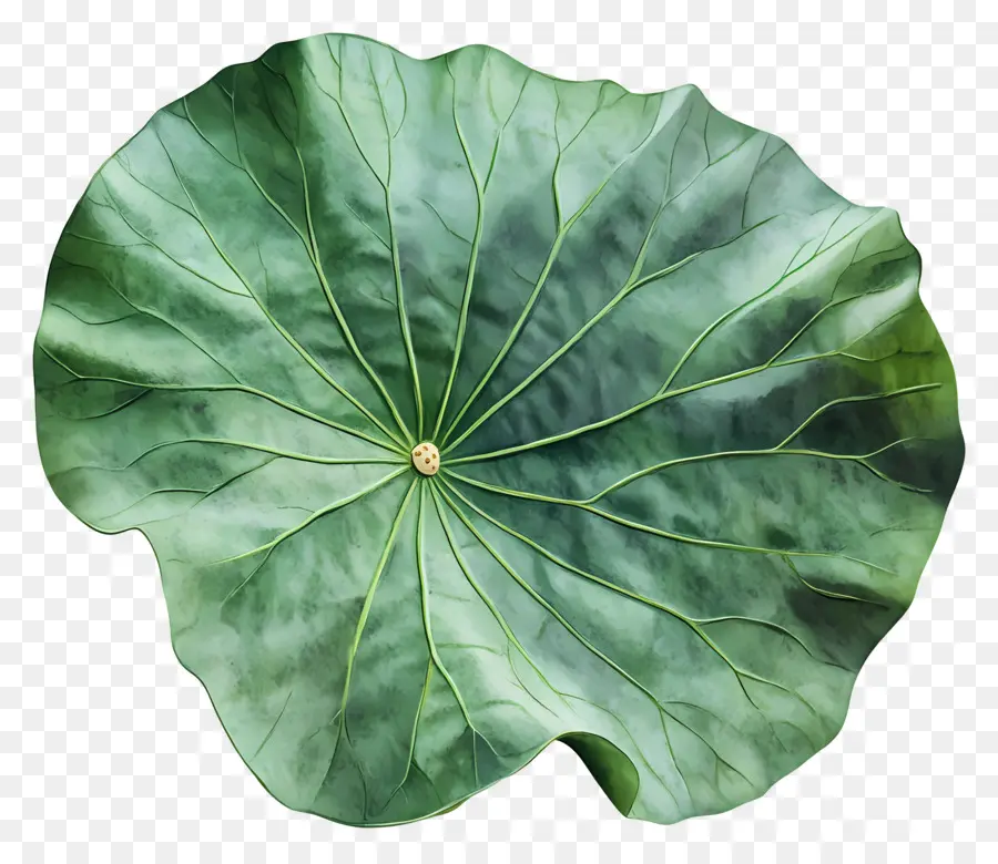 Feuille De Lotus，Feuille De Lotus Vert PNG