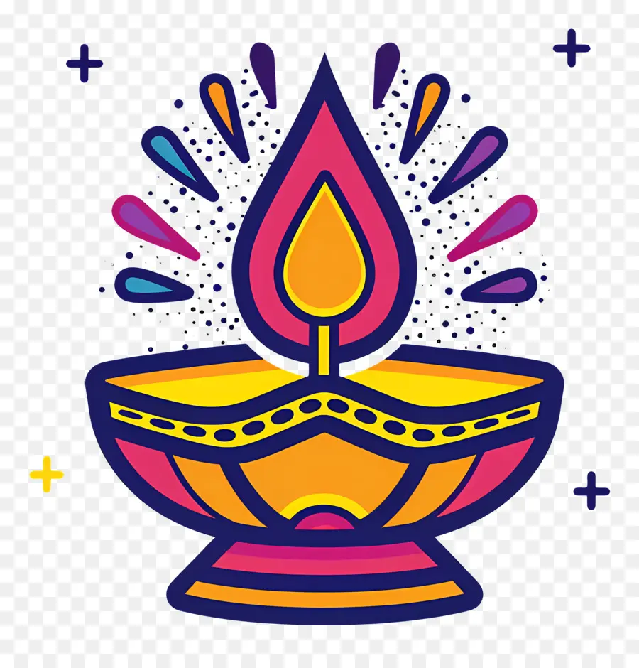 Lampe De Diwali，Diya Décoratif PNG