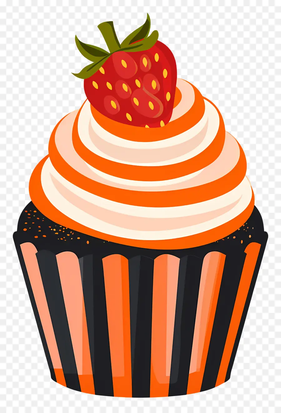 Petit Gâteau Mignon，Cupcake à La Fraise PNG