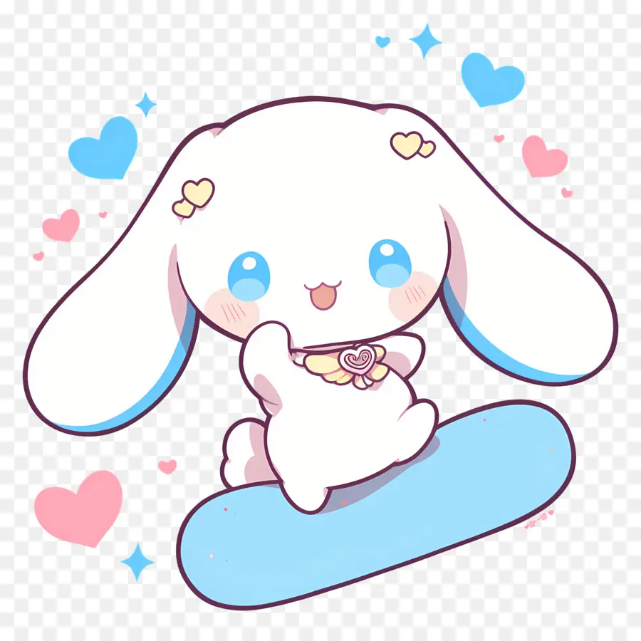 Cannelle Mignonne，Lapin Blanc PNG