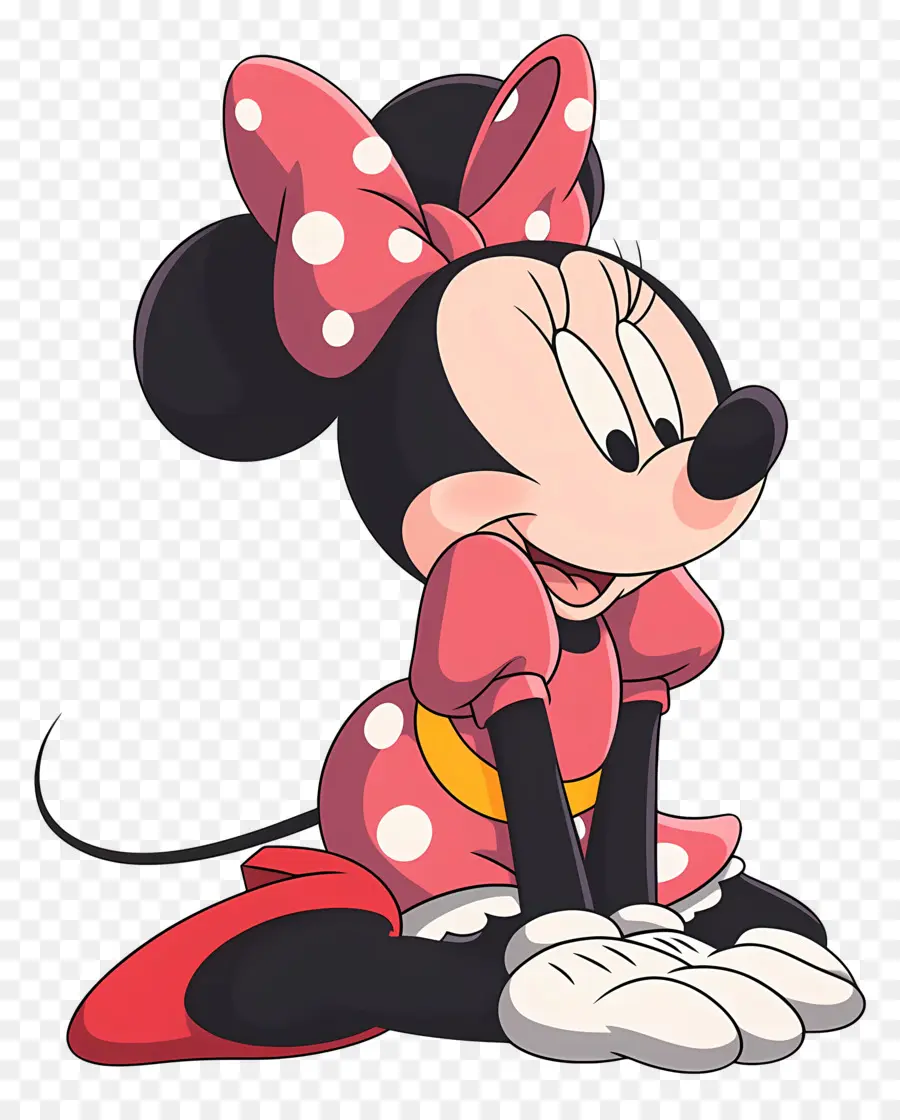 Minnie Souris，Souris De Dessin Animé PNG