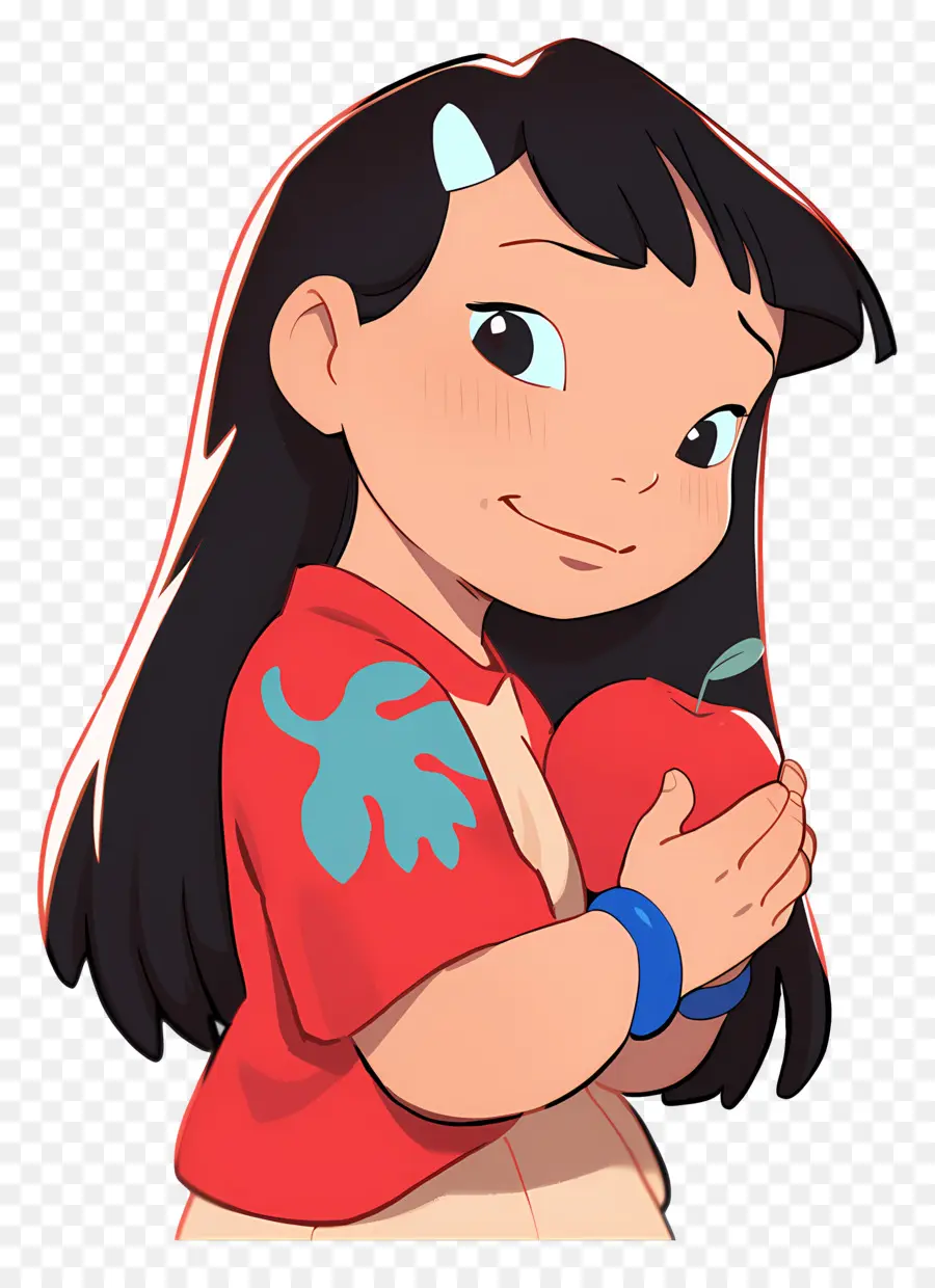 Lilo Pelekaï，Fille De Dessin Animé PNG