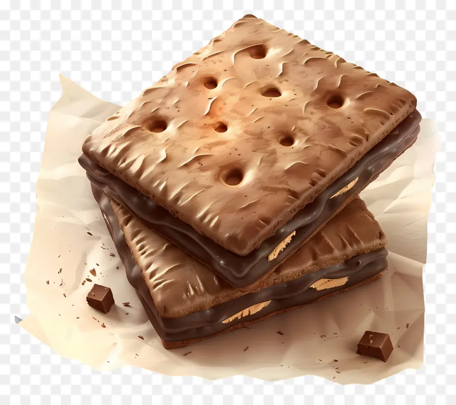 Biscuits Au Bourbon，Craquelins Au Chocolat PNG