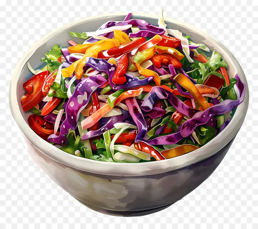 Salade De Chou，Bol De Salade PNG