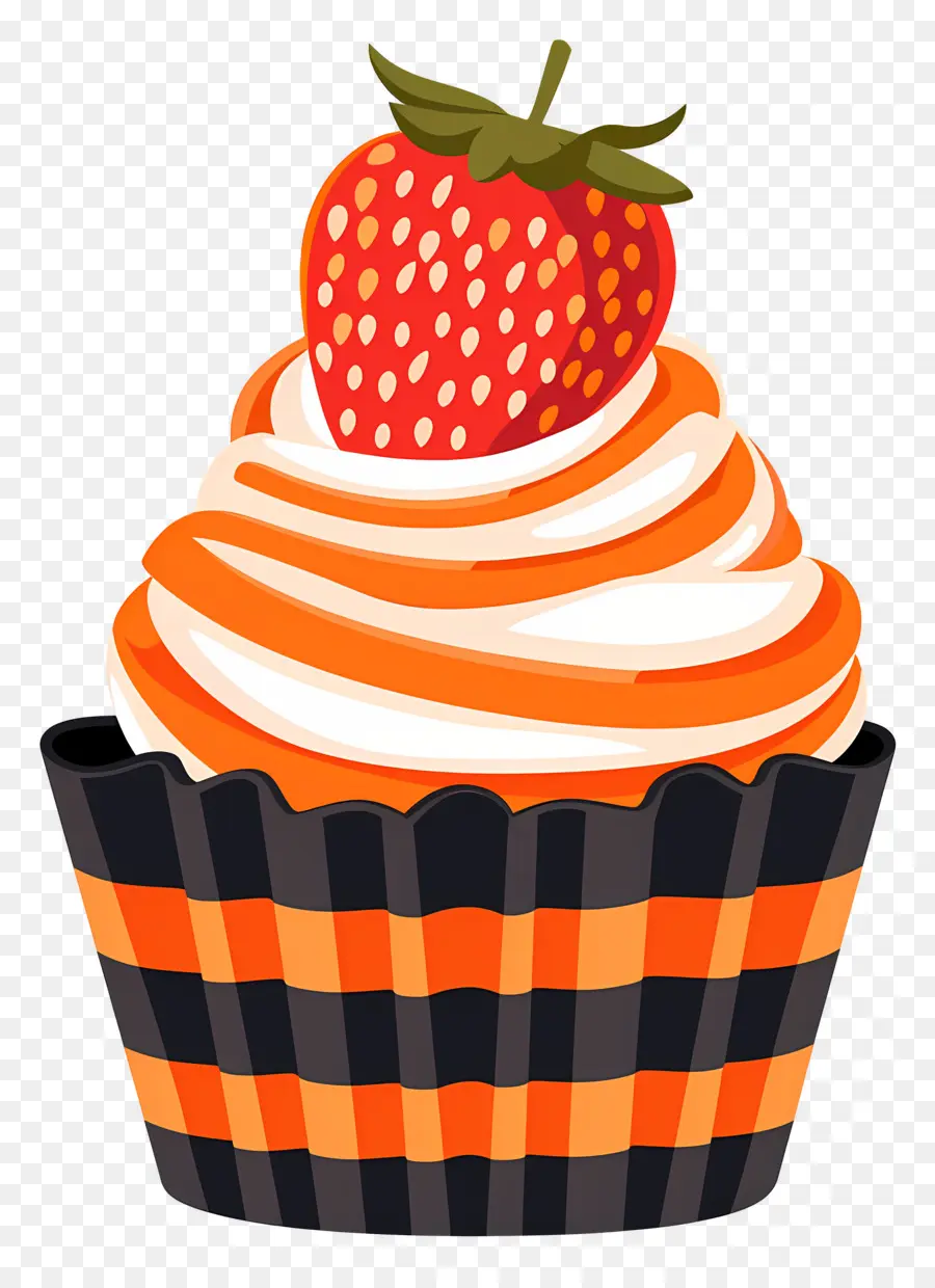 Petit Gâteau Mignon，Cupcake à La Fraise PNG