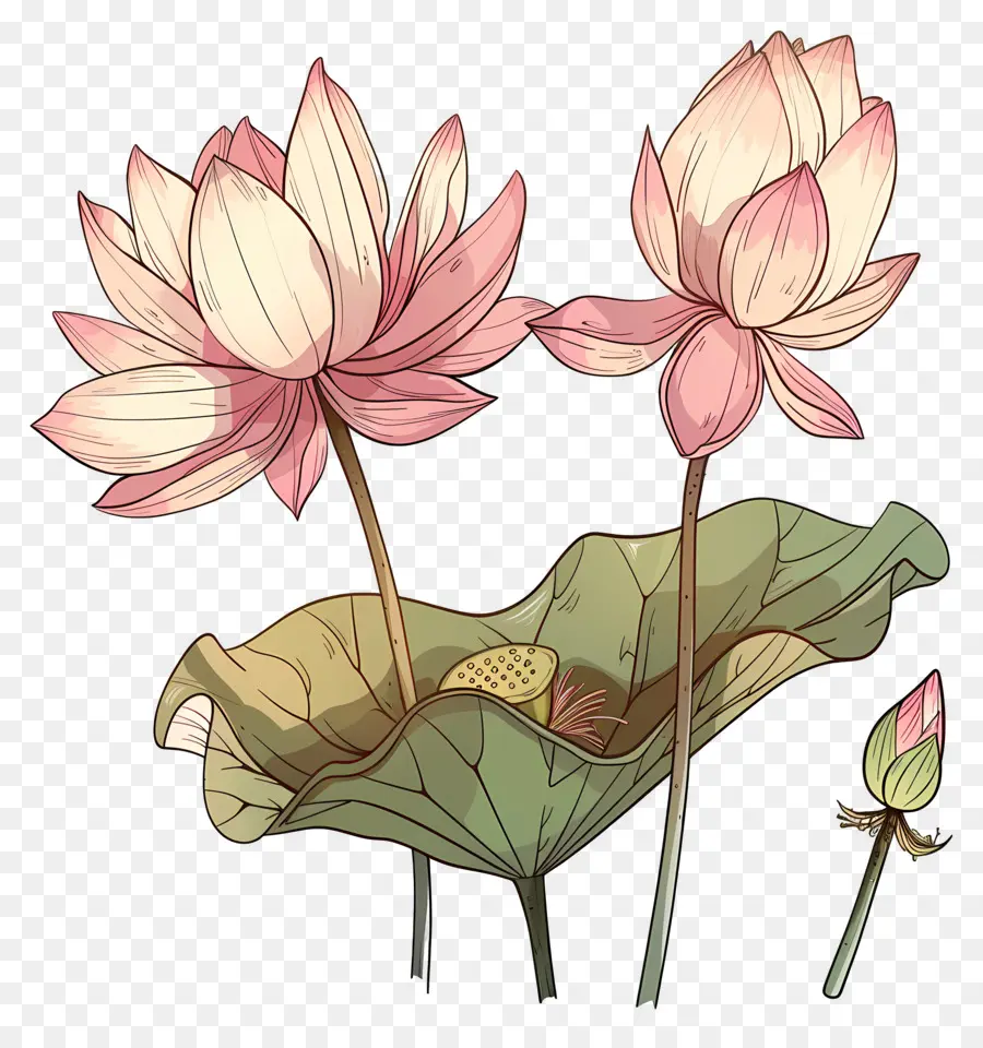 Fleurs De Lotus，Rose PNG