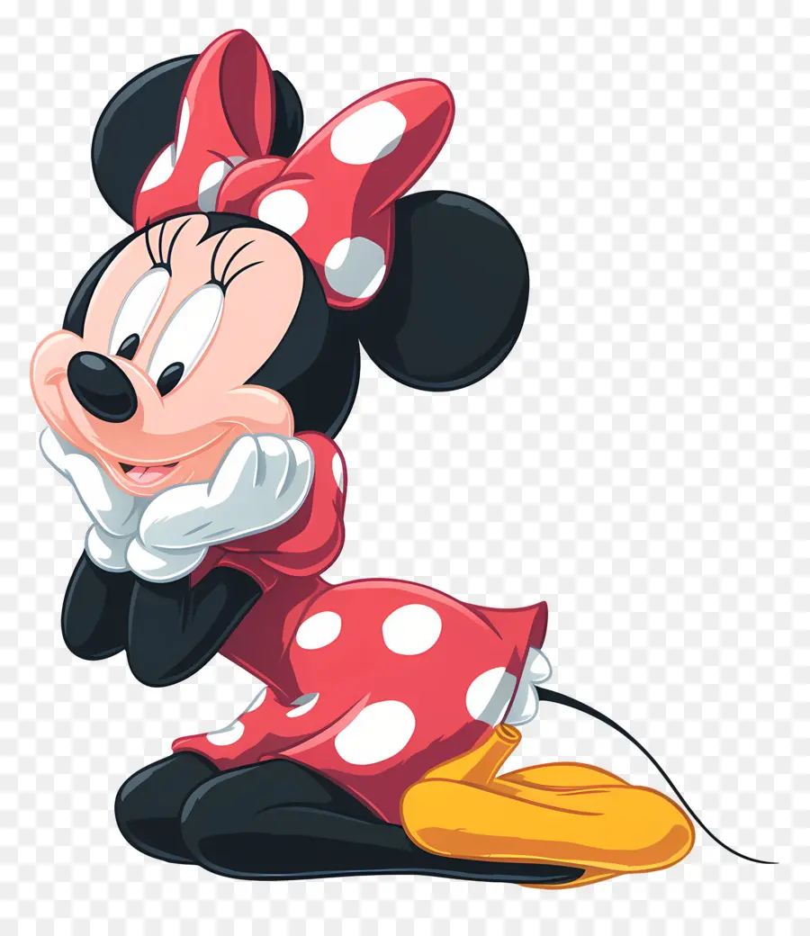 Minnie Souris，Souris De Dessin Animé PNG