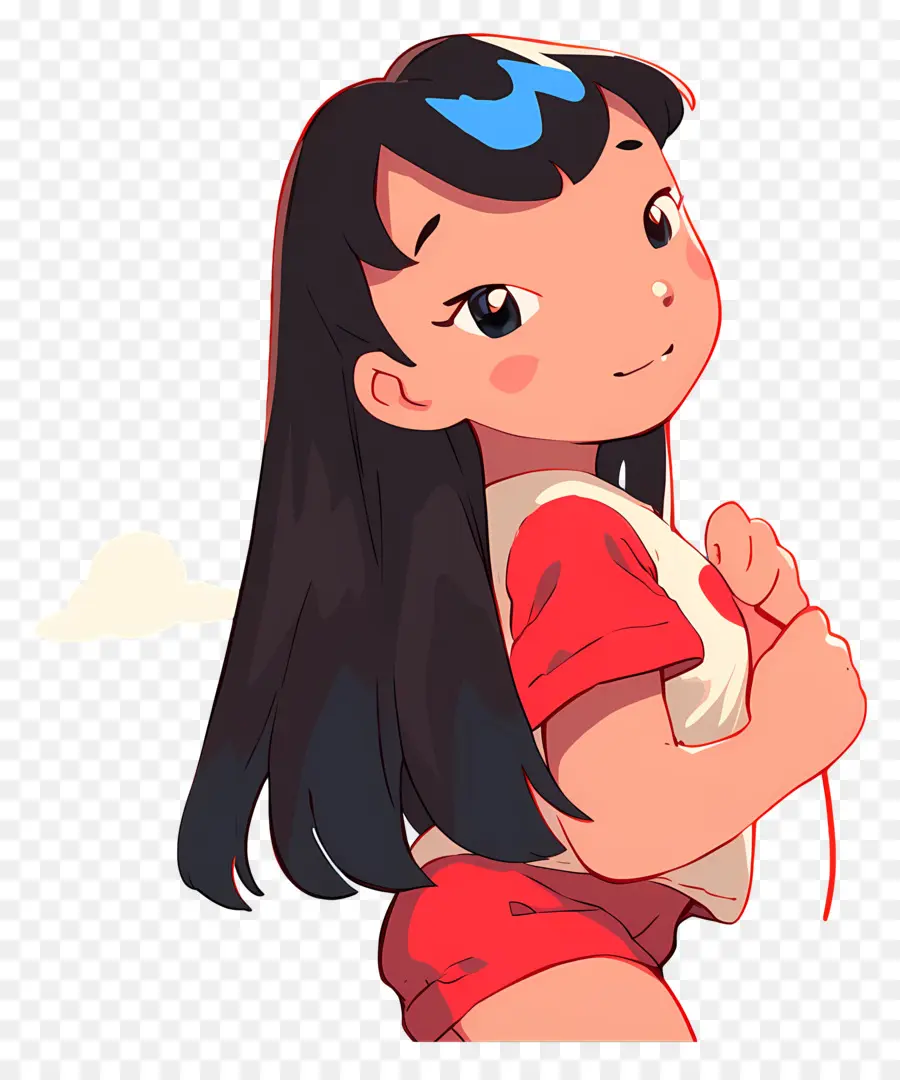 Lilo Pelekaï，Fille De Dessin Animé PNG