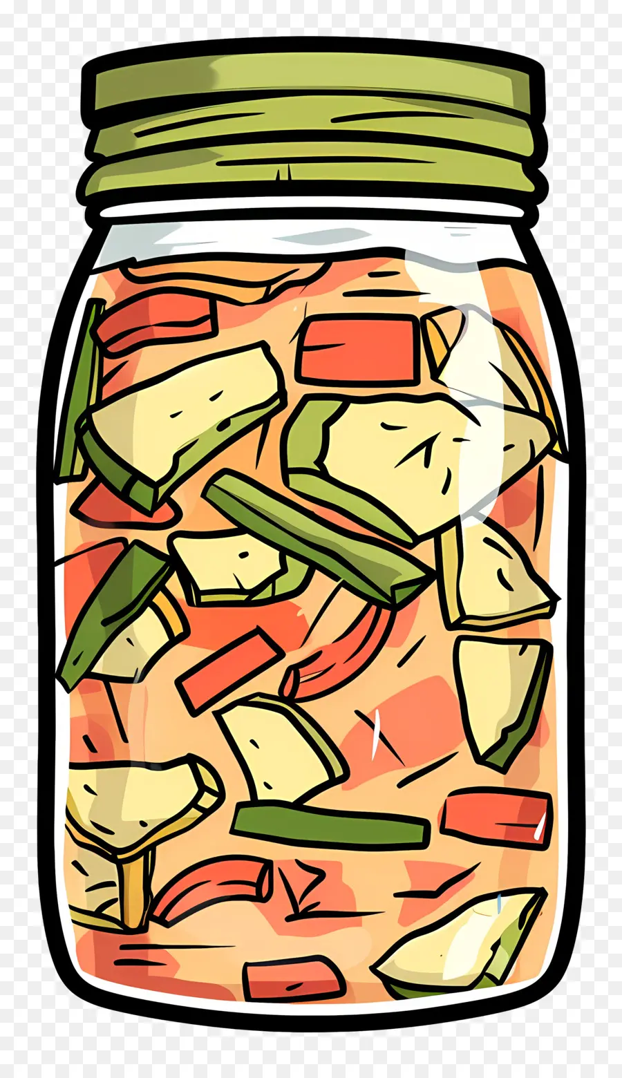 Pot De Kimchi，Légumes Marinés En Pot PNG