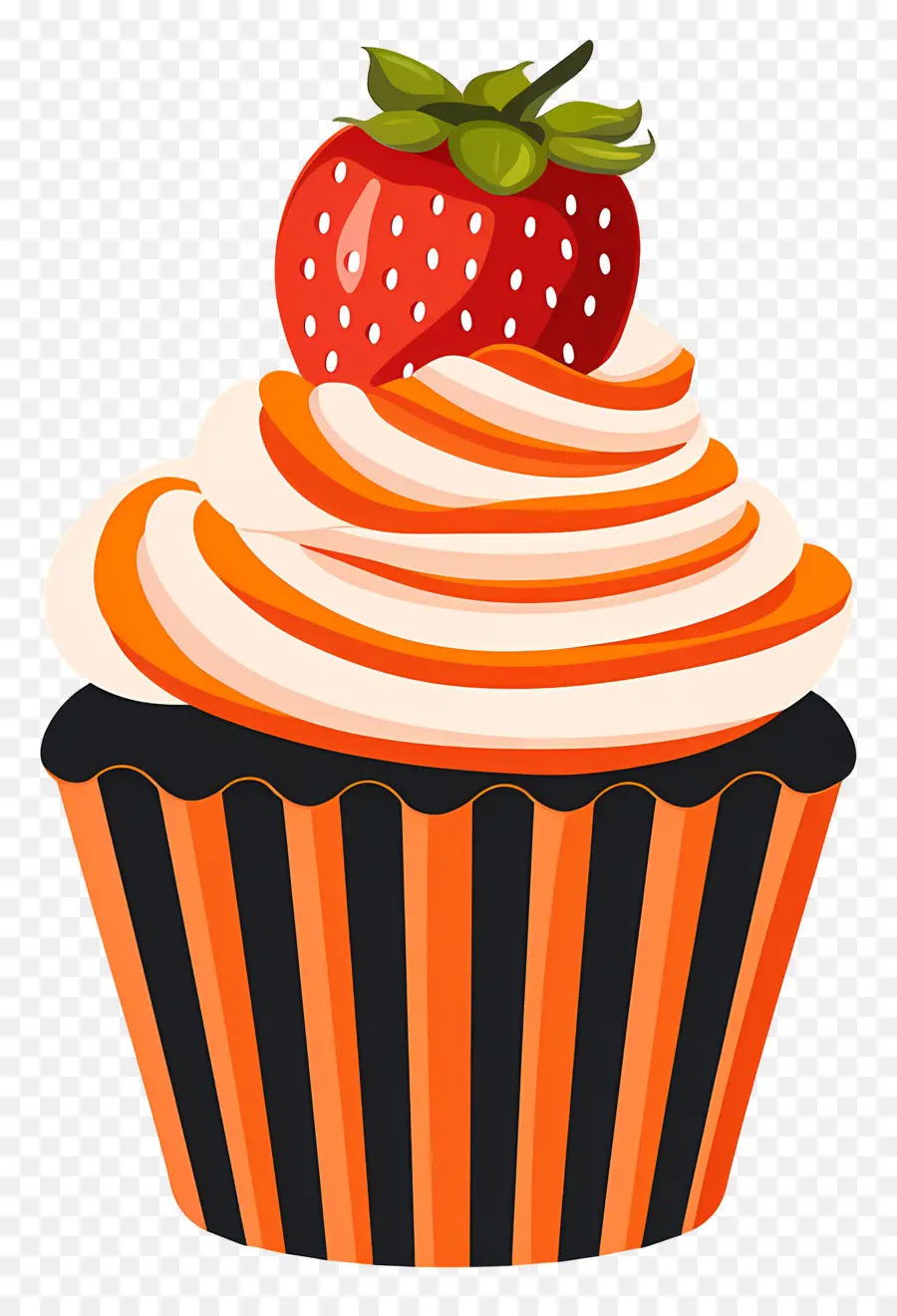 Petit Gâteau Mignon，Cupcake à La Fraise PNG