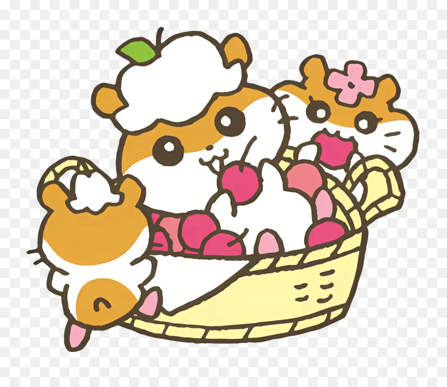 Corocorokuririn，Hamsters Mignons PNG