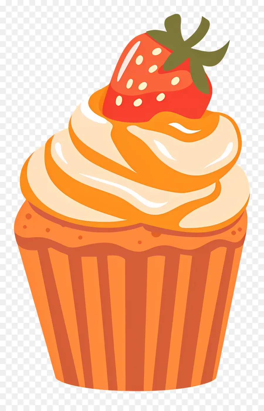 Petit Gâteau Mignon，Cupcake à La Fraise PNG