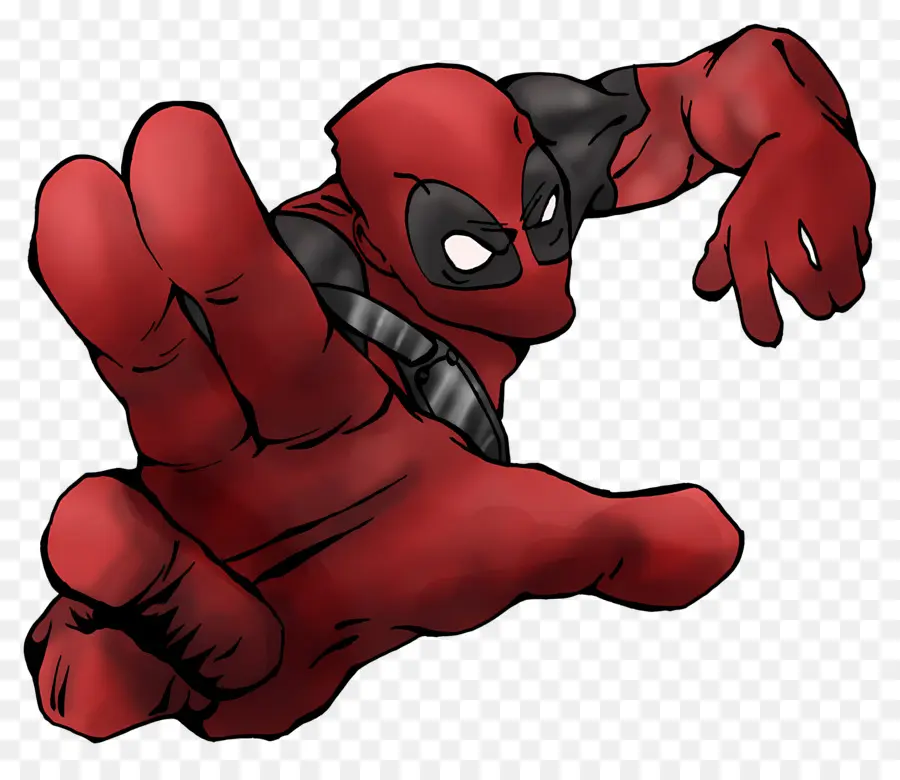 Dead Pool，Personnage Masqué Rouge PNG