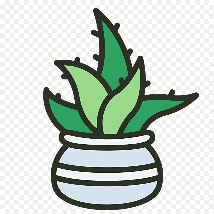 Aloe Vera，Aloe Vera En Pot PNG