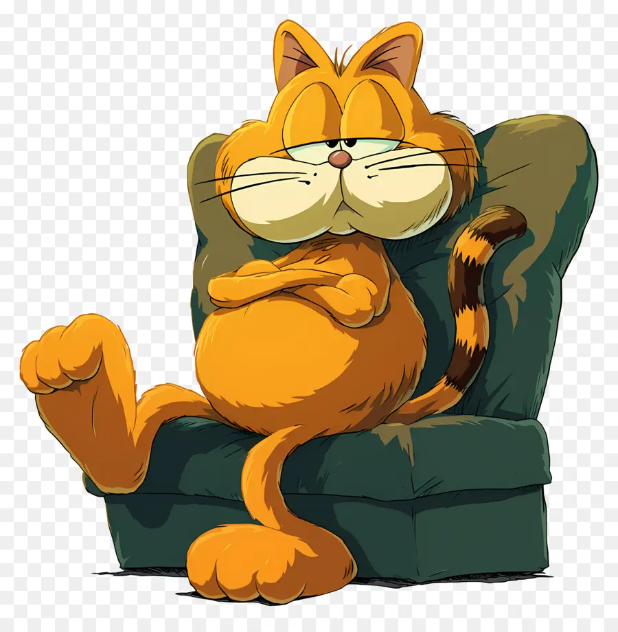 Garfield，Chat Orange PNG