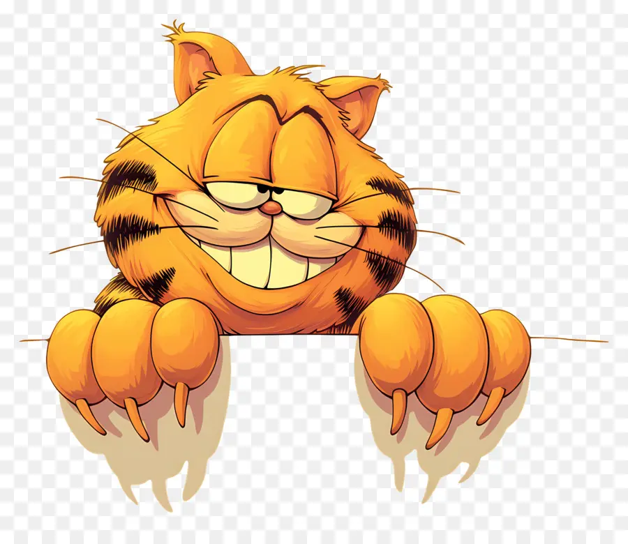 Garfield，Chat Orange PNG