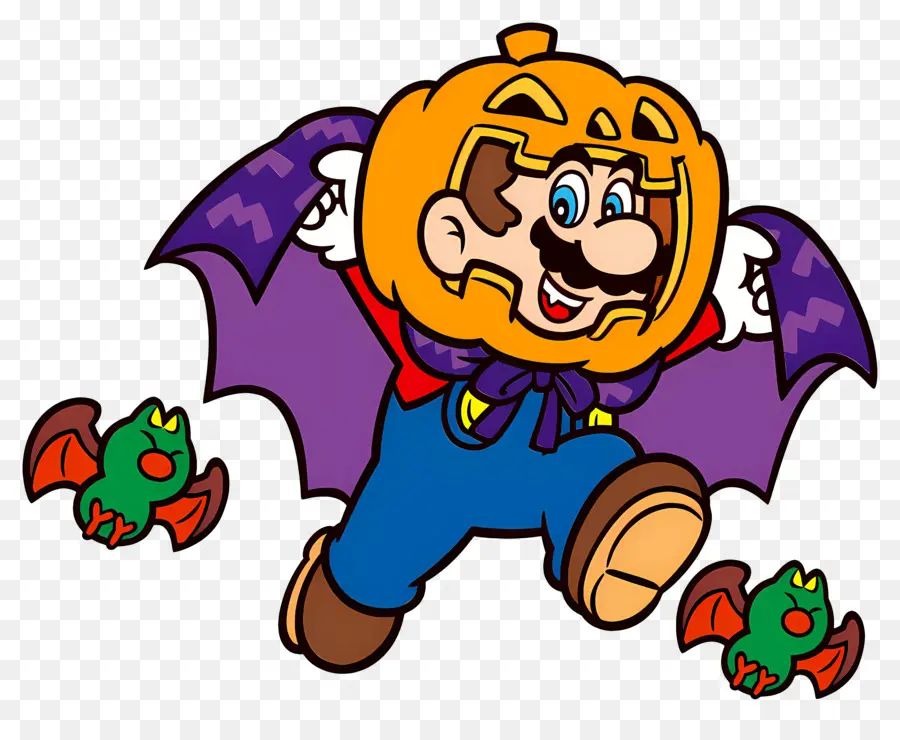 Super Mario，Mario Citrouille PNG