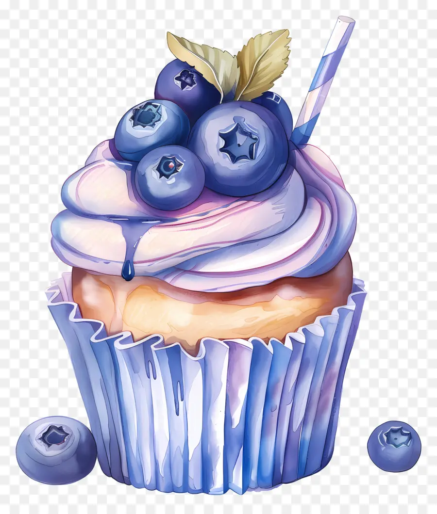 Cupcake Millésime，Petit Gâteau Coloré PNG