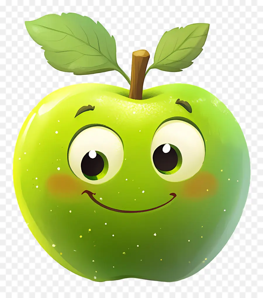 Pomme Verte，Dessin Animé Pomme Verte PNG