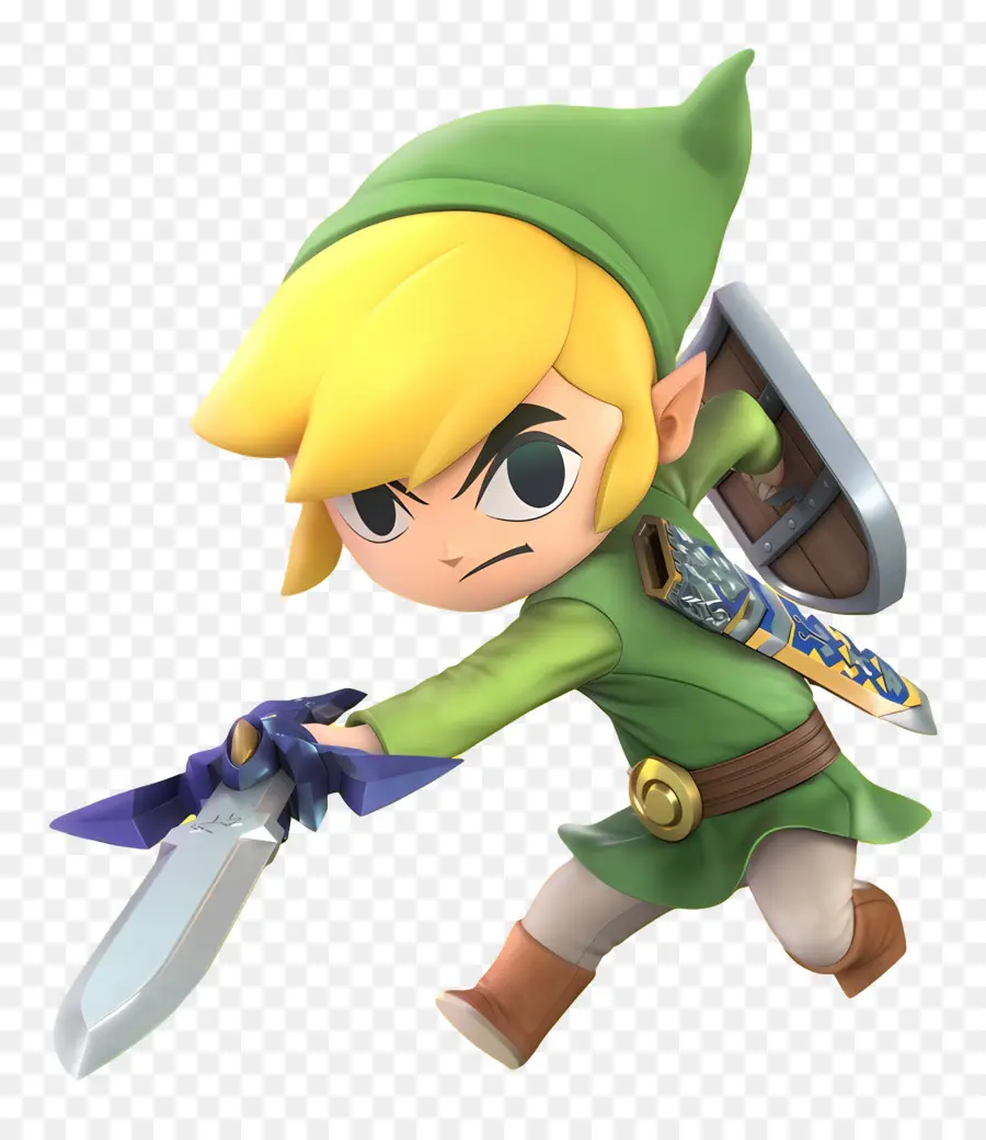 Légende De Zelda，Guerrier De Dessin Animé PNG