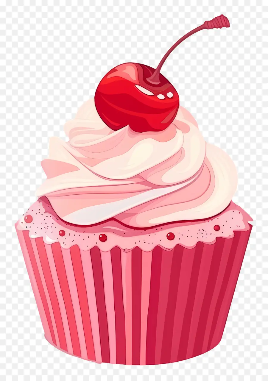 Cupcake Cerise，Cupcake Aux Cerises PNG