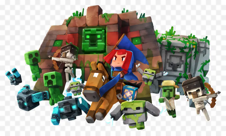 Minecraft，Personnages Du Jeu PNG