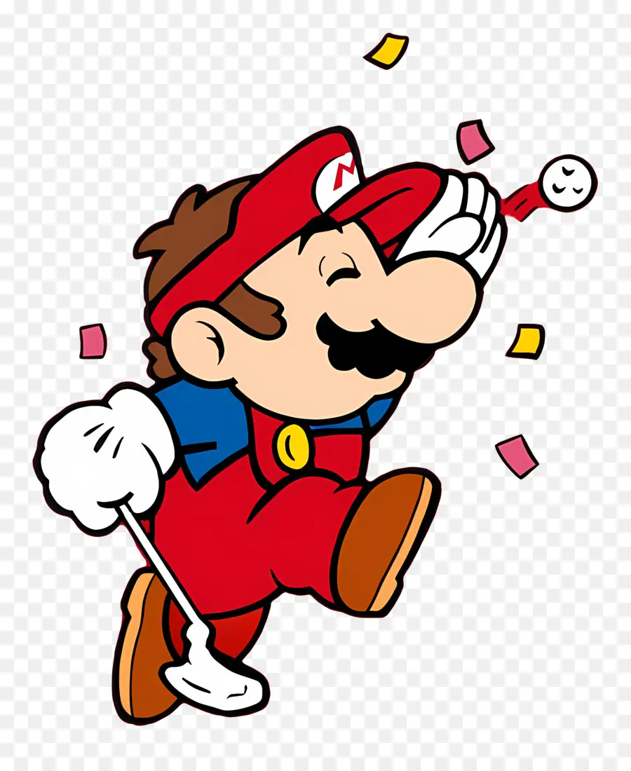 Super Mario，Personnage Jouant Au Golf PNG