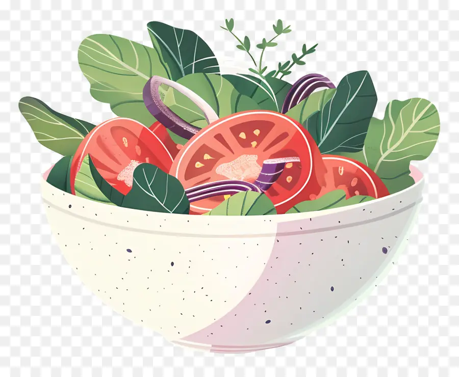 Salade De Dessin Animé，Salade De Légumes PNG