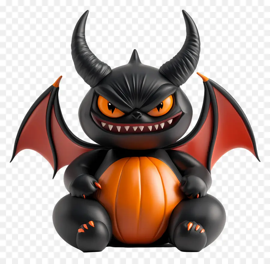 Diable D'halloween，Jouet Mignon Du Diable PNG