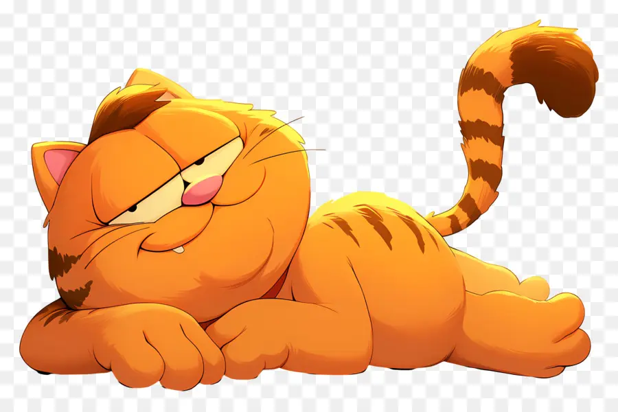 Garfield，Tigre Orange PNG