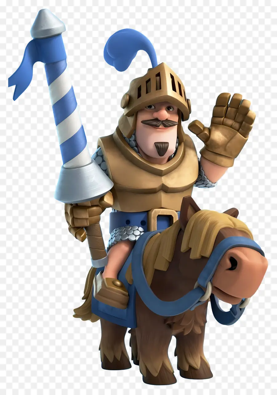 Clash Royale，Chevalier à Cheval PNG