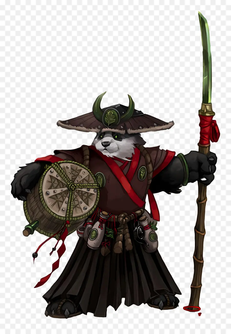 Monde De Warcraft，Guerrier Panda PNG