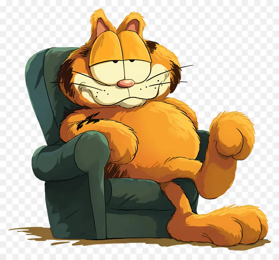 Garfield，Chat Orange PNG