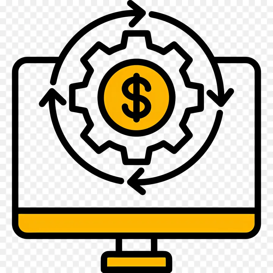 Flux D'investissement，Dollar Et équipement PNG