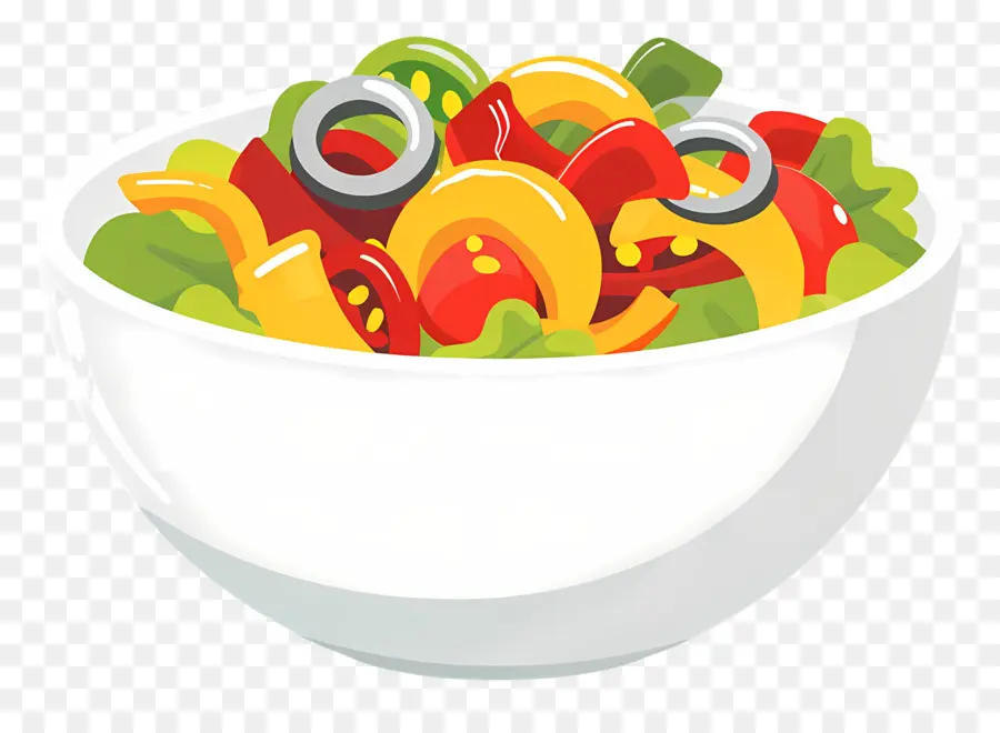 Salade De Dessin Animé，Salade Mixte PNG