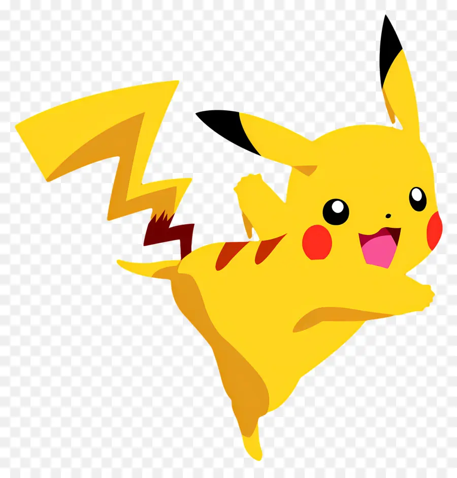 Pikachu，Pikachu Minimaliste PNG