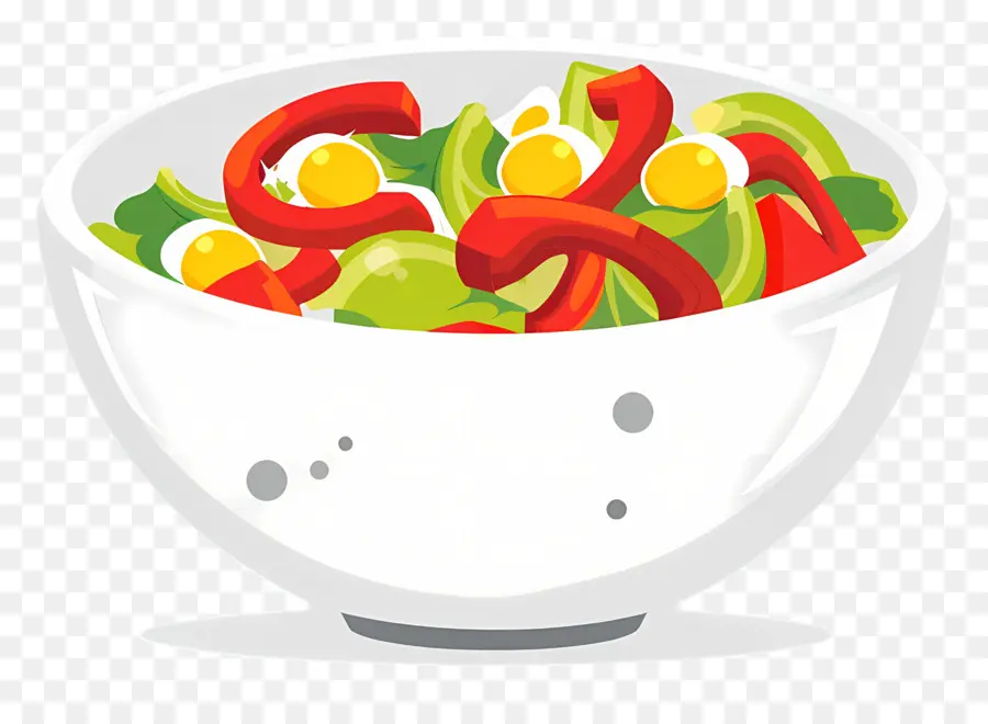 Salade De Dessin Animé，Salade Mixte PNG