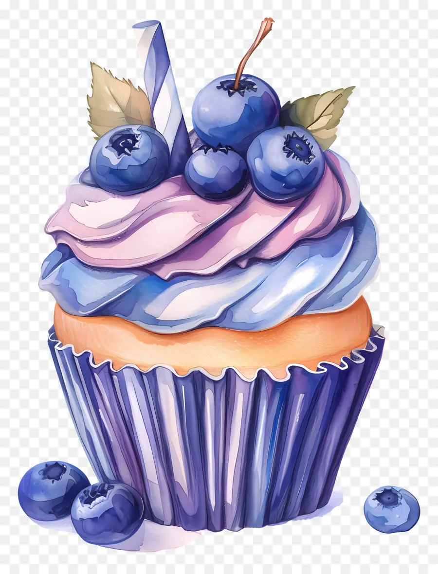 Cupcake Millésime，Petit Gâteau Coloré PNG