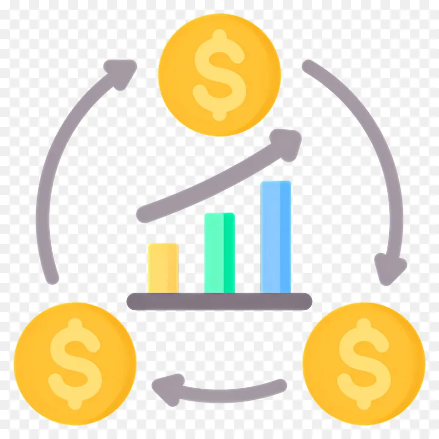 Flux D'investissement，Croissance Financière PNG