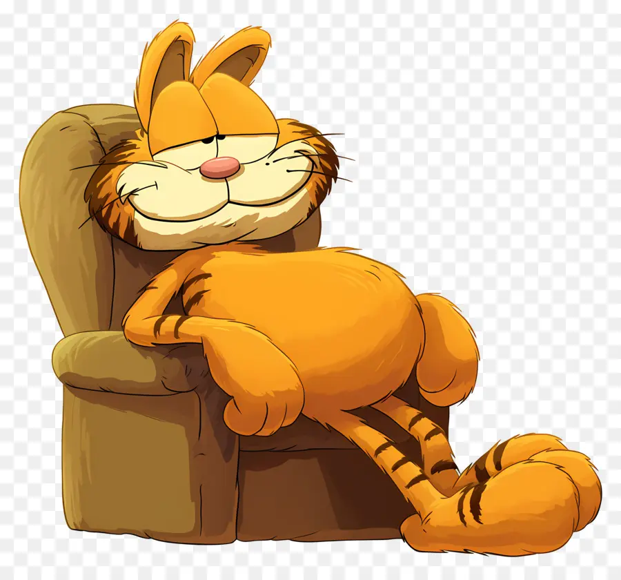 Garfield，Chat Orange PNG