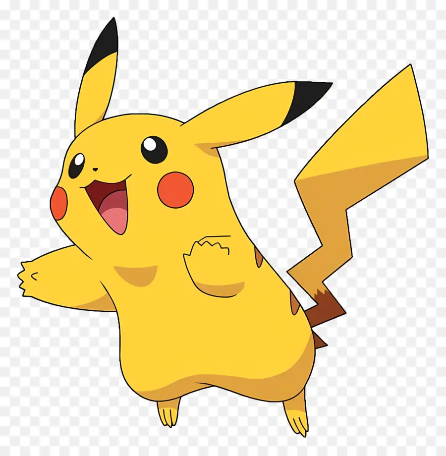 Pikachu，Pikachu Minimaliste PNG